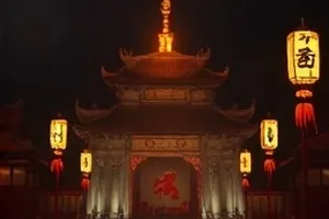 《数到第一百只羊》儿童房夜灯与绘本的场景示意