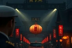 《春汛未至》河堤枯水期与旧渡船的取景示意